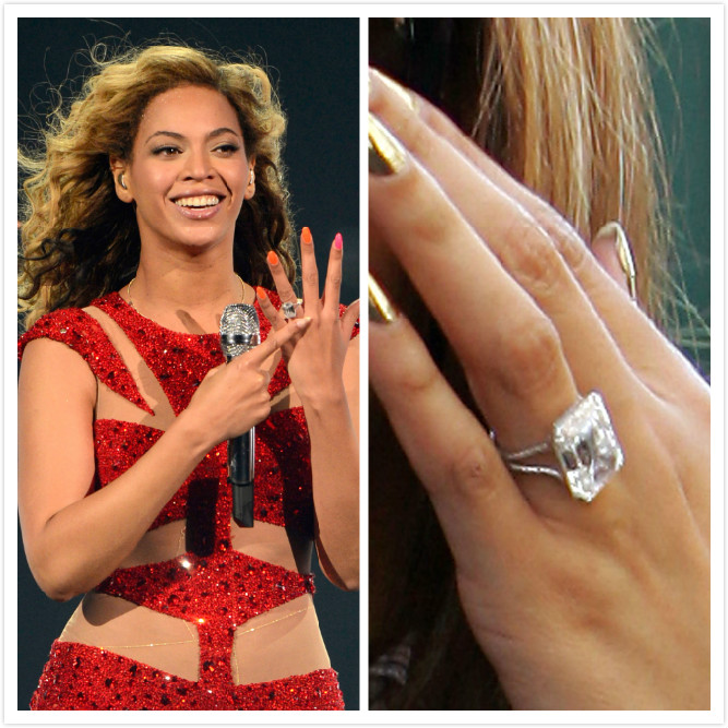 Beyonce’s engagement ring | Divya Vithika Wedding Planners